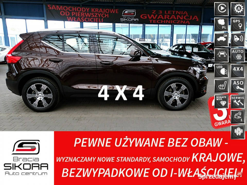 Volvo XC 40 INSCRIPTION 4x4 AUTOMAT LedSkóraNavi Mysłowice
