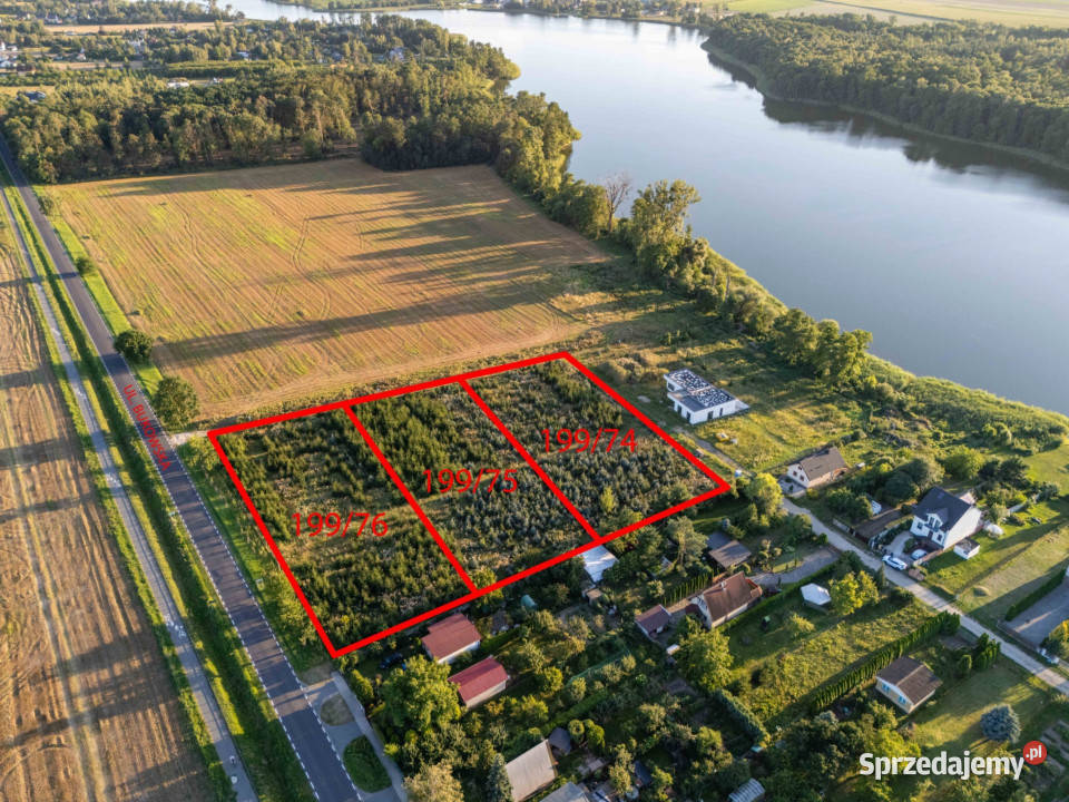Działki rezydencjonalne Jezioro Strykowskie 75m Sprzedaż wielkopolskie Sapowice