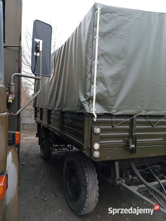 Przyczepa D633 6 TON z zapasów wojskowych kujawsko-pomorskie Aleksandrów Kujawski