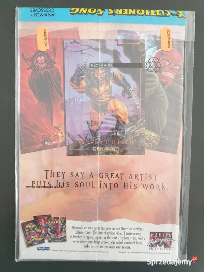 XFactor XCutioners Song komiks Marvel USA 1992 Gdynia