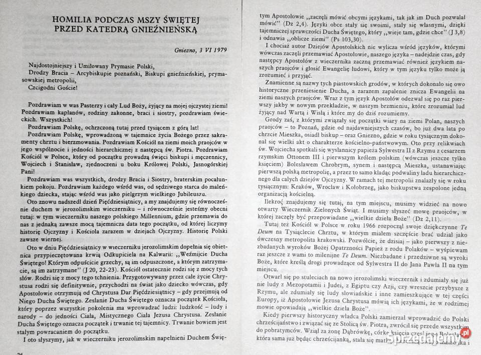 Jan Paweł II w Polsce 19791983 Homilie i miękka Chełm