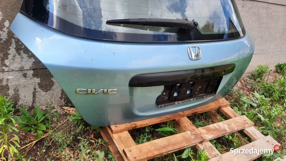 klapa kompletna Honda Civic VII hatchback 5 osobowe Klapy bagażnika dolnośląskie Dębno