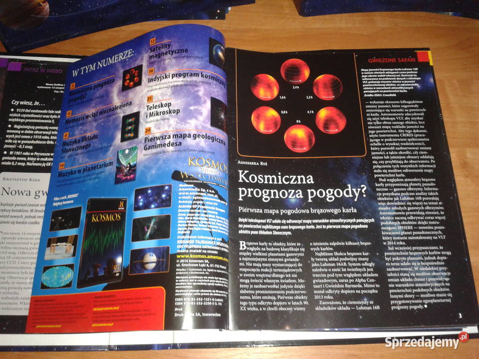 Kolekcja KOSMOS tajemnice wszechswiata fizyka, astronomia Kraków sprzedam