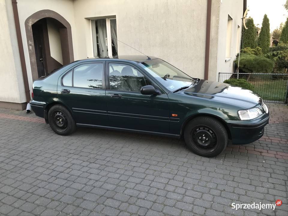 Honda Civic VI 14 gaz LPG fastback BAIKAL GREEN 4/5 Samochody osobowe Kutno sprzedam