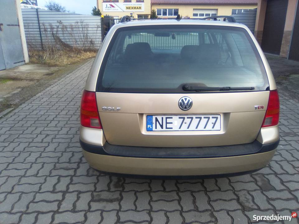 VW GOLF IV 19 TDI AUTOMAT CLIMATRONIC poduszka powietrzna Olsztyn