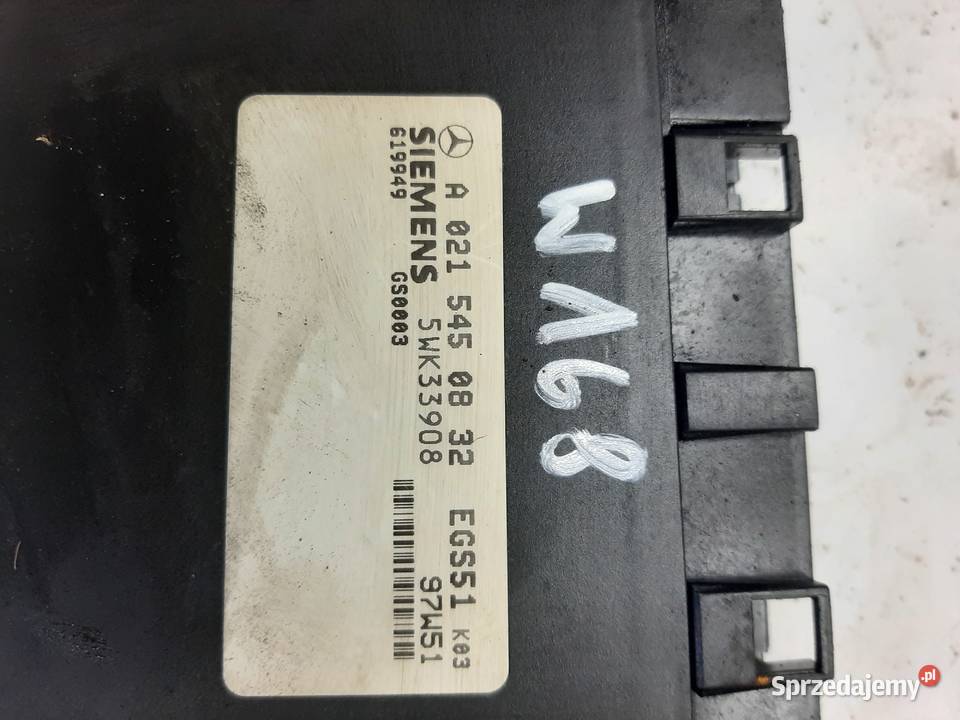 MercedesBenz E W210 sterownik skrzyni biegów łódzkie Ksawerów sprzedam