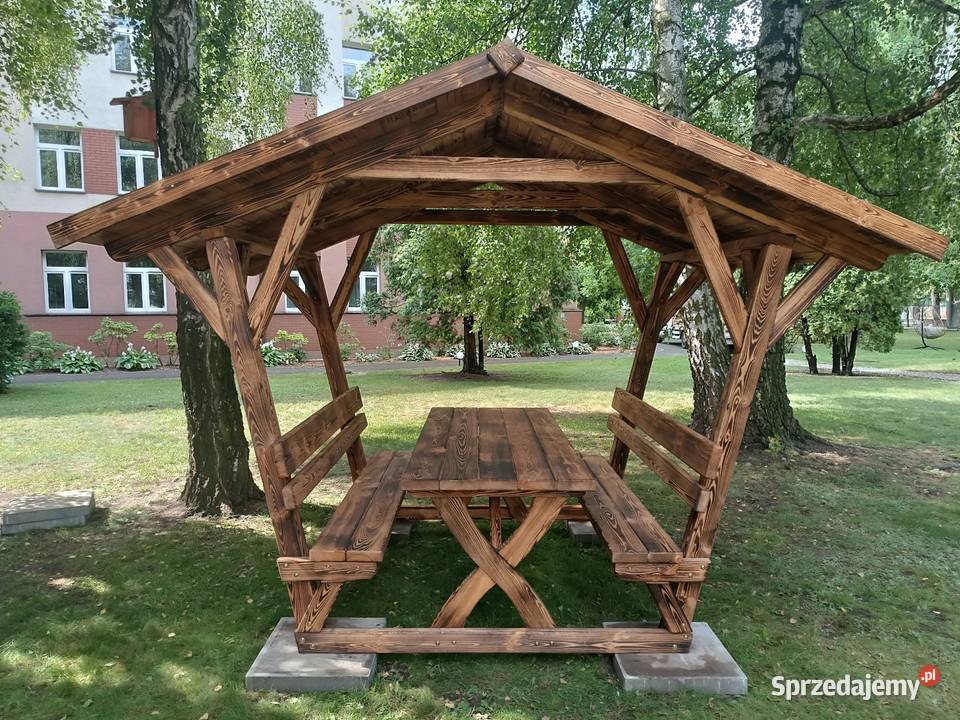 Komplet ogrodowy zadaszony solidny Włocławek