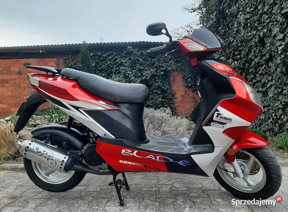Zadbany skuter GB motors Blade 50 4t 2008r 1wł Motocykle, skutery, quady Tuczno