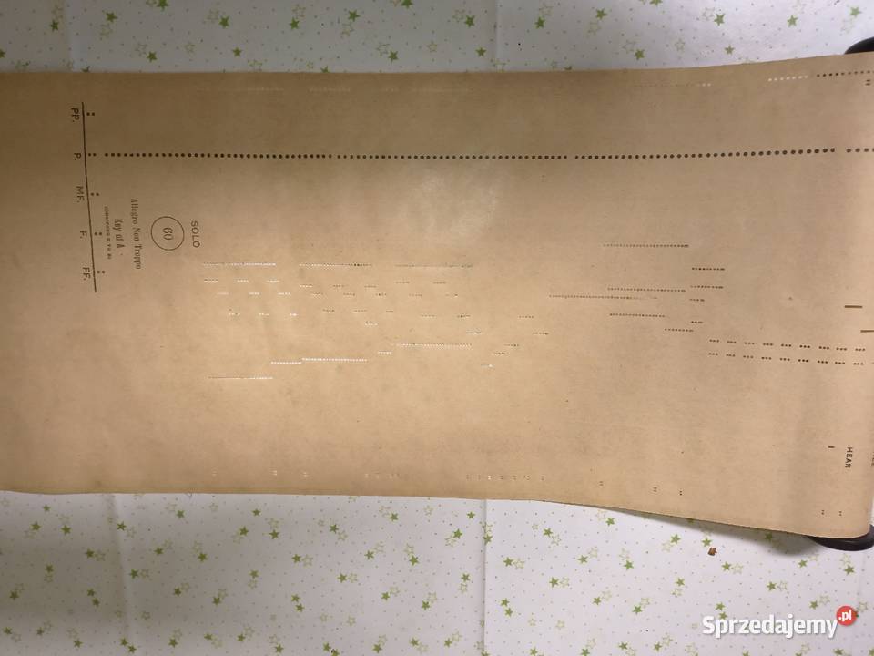 Rolka do pianoli Antyki Chorzew sprzedam