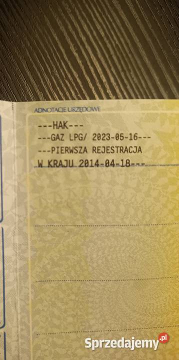 Opel Astra G 16 101 Instalacja LPG Hak Dwa kpl Pyskowice sprzedam