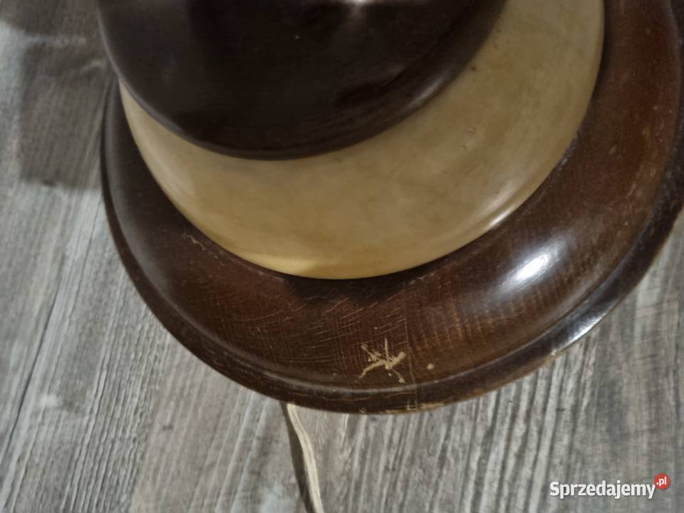 Lampa kolumna z alabastru Wola Podłężna