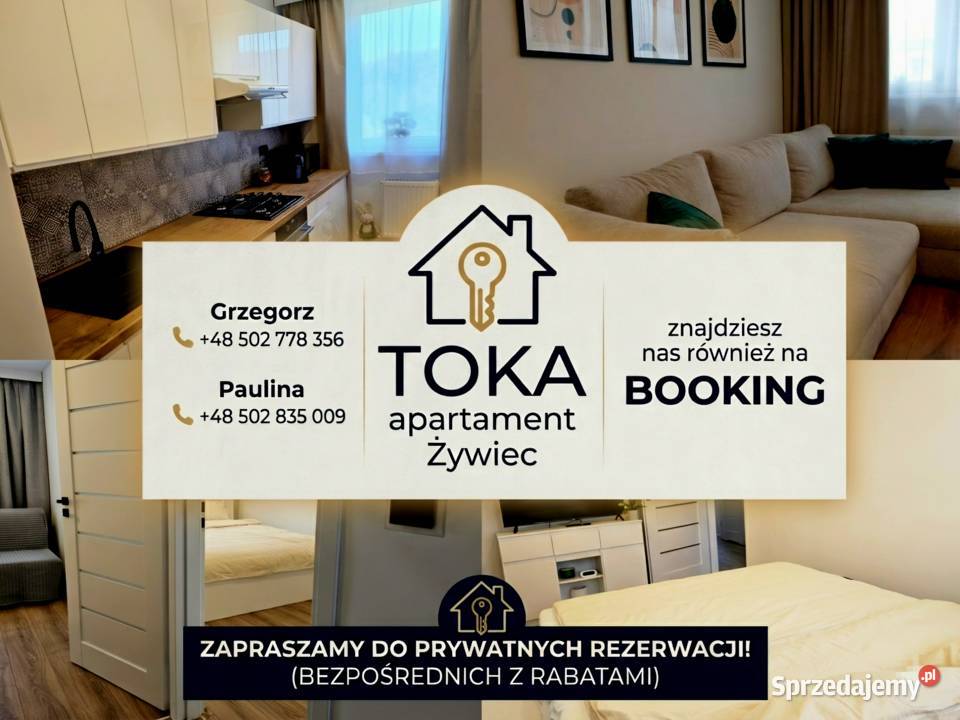 TOKA apartament Żywiec nocleg wakacje ferie sprzedam