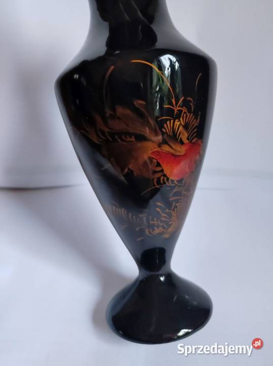 złote rybki wazon flakon amfora z laki retro świętokrzyskie Kielce