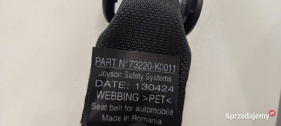 MAZDA 2 TOYOTA YARIS IV PAS BEZPIECZEŃSTAWA LEWY