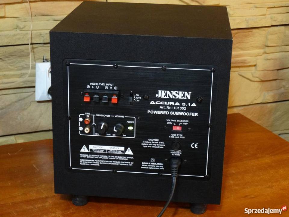 Sub aktywny Jensen Magnat mocny dźwiękWYSYŁKA Jasło