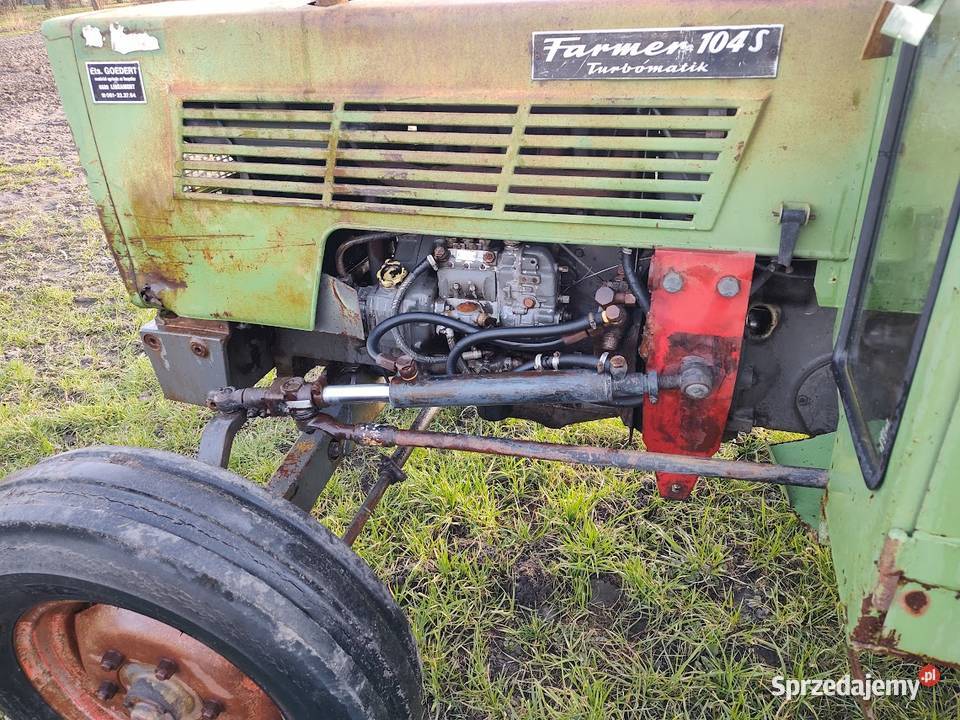 Fendt 104 S LS 55 w oryginale nowe opony mf 255 Łęczyca