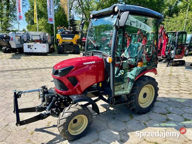 Ciągnik YANMAR SA424 26 4x4 DEMO Kabina TUZ Pług Ciągniki Łódź sprzedam