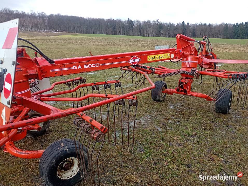 Zgrabiarka karuzelowa kuhn ga 6000 Okazja Łagów sprzedam
