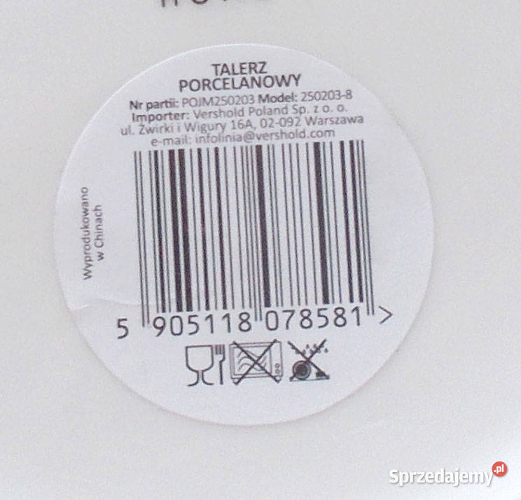 talerzyk w kwiatki talerz w kwiaty łąka talerz wielokolorowy Bydgoszcz sprzedam