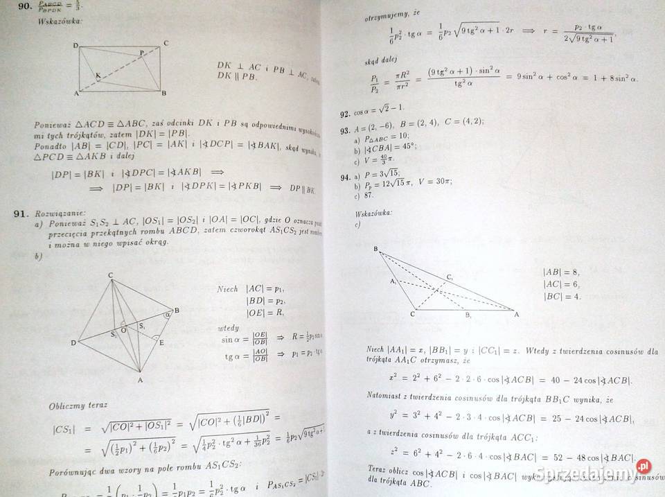 Zbiór zadań i zagadnień maturalnych z matematyki lubelskie