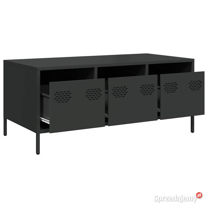 Stolik kawowy czarny 1015x50x435 stal WM851268 sprzedam