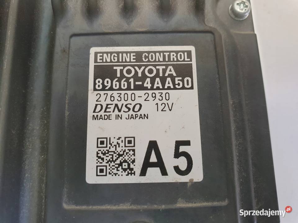 Toyota RAV4 V 25 Hybrid STEROWNIK SILNIKA osobowe Rudka