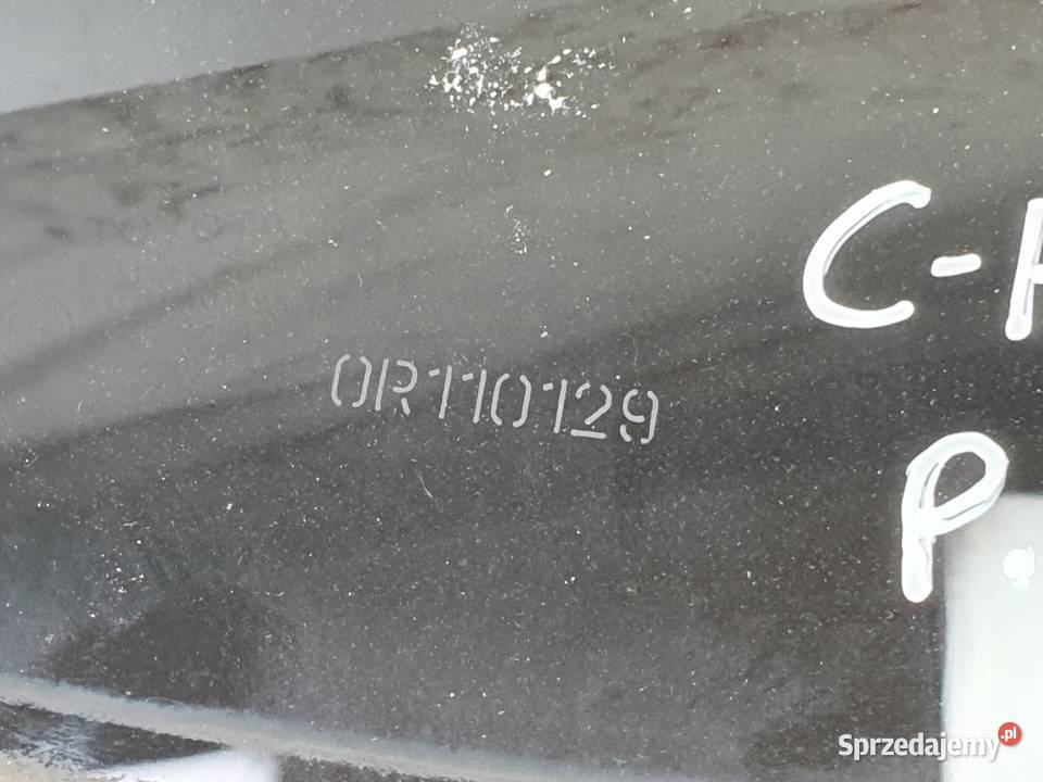 Toyota CHR CHR PRAWA TYLNA SZYBA DRZWI Prawy tył Rudka