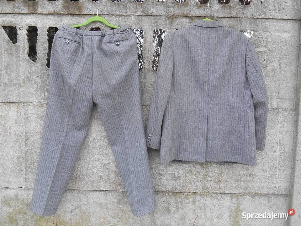 Garnitur Atelier Torino szary XL XXL 3 częściowy Dębica