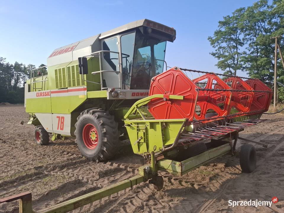 Claas dominator 78 classic Kabina mazowieckie Dobre