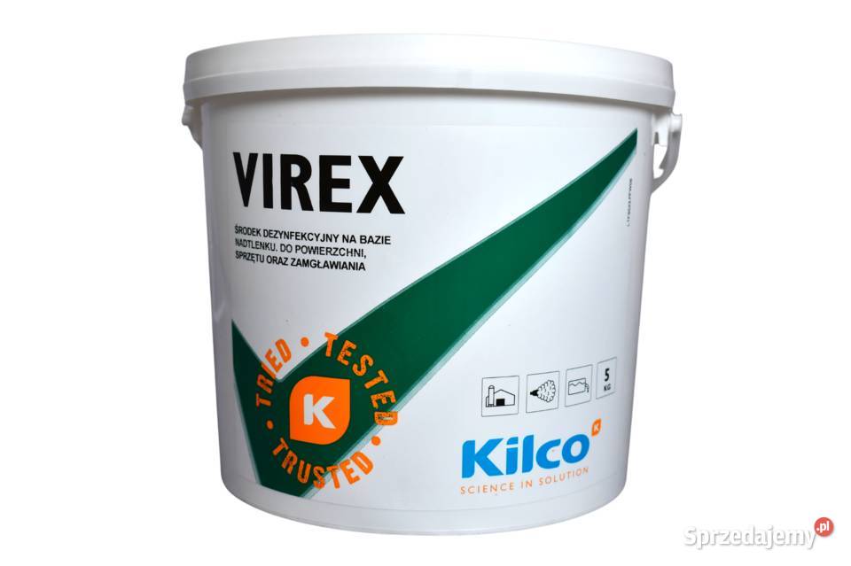 VIREX 5 dezynfekcja budynków maszyn sanityzacja Zahajki sprzedam