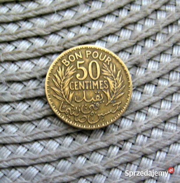 Tunezja Francuska 50 Centymów 1921r Kalisz