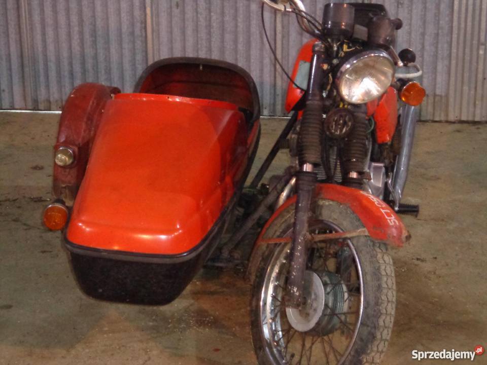 Jawa 350 TS z koszem Velorex 562 ORGINAŁ nieuszkodzony Żabów sprzedam