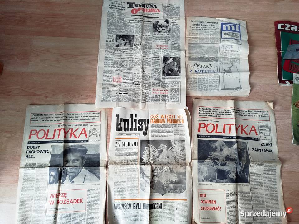 Gazety i czasopisma z PRL 1981 opolskie sprzedam