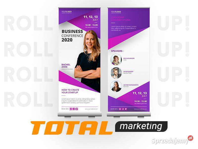 Reklama firmy ROLL UP 100 x 200 5 Projekt
