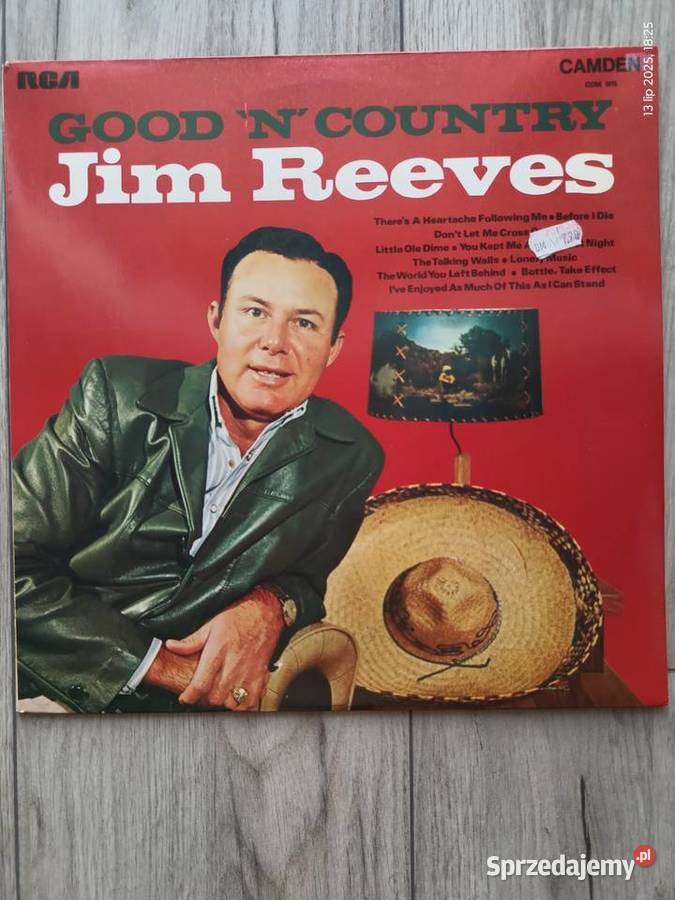 Album winylowy Jim Reeves wielkopolskie Wronki