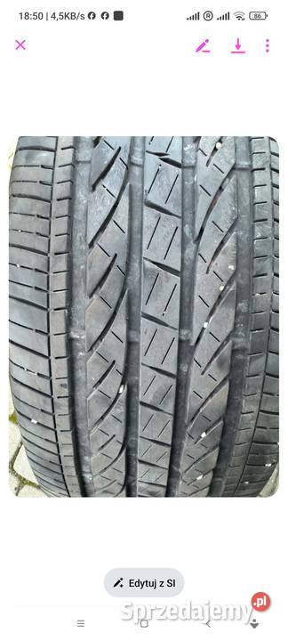 Opony wielosezonowe 24550R19Brigstone sprzedam