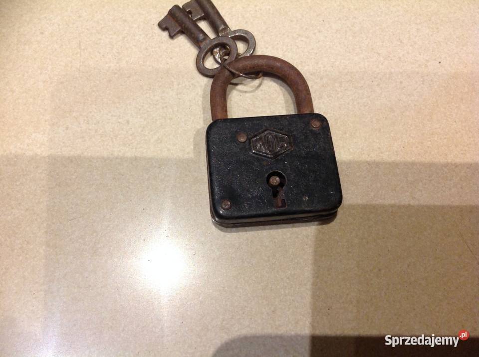 Stara Kłódka MOLA Sygnowana Nowa Sól