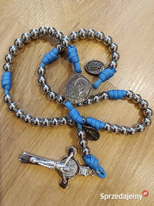 Różaniec Paracord linka stal nierdzewna 10mm podkarpackie