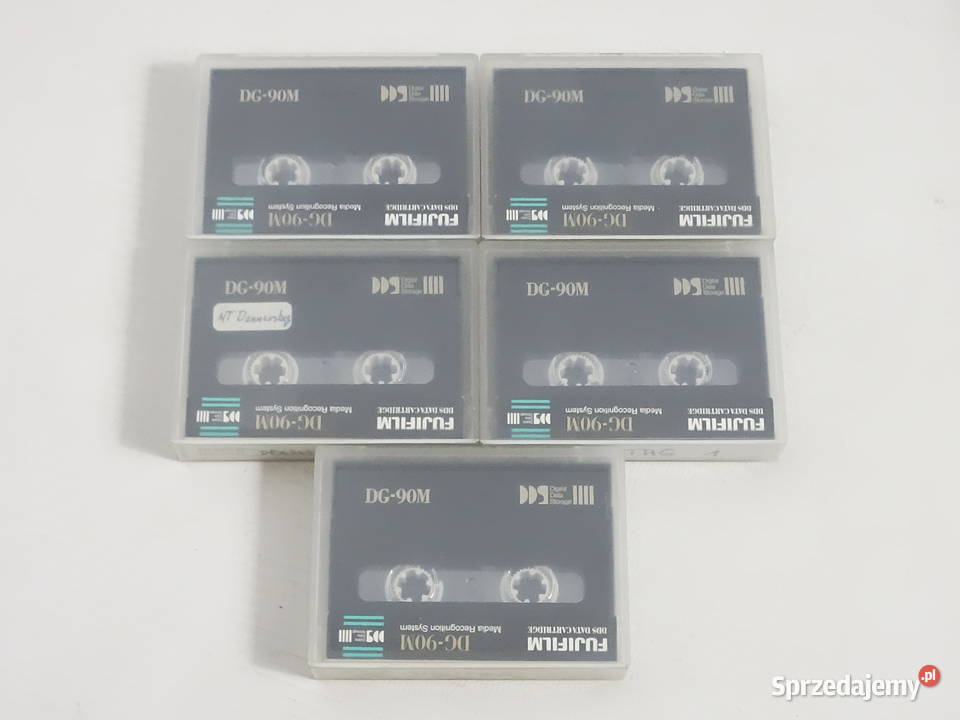Kasety Fujifilm DDS DG90M DAT Zestaw 5 sztuk Biłgoraj sprzedam