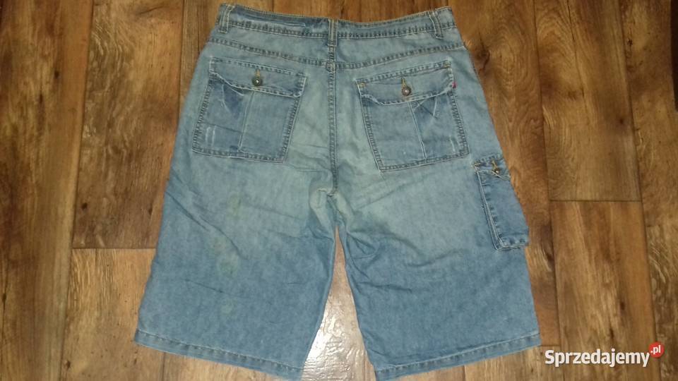 Spodenki krótkie Jeans niebieskie ob w pasie 100 Pozostałe Gdańsk sprzedam