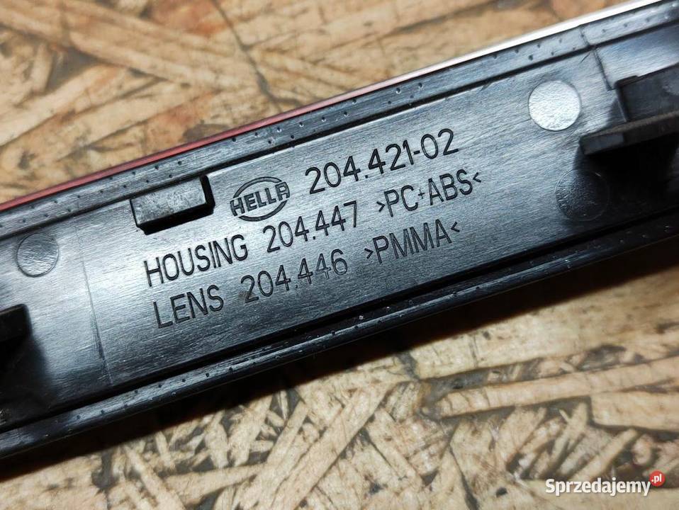Odblask w Zderzak Prawy Tył Opel Astra J HB