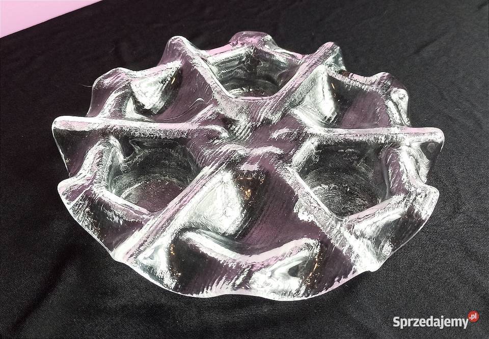 Finlandia szkło artystyczne MUURLA świecznik Jasień