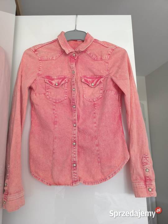 Koszula dżinsowa HM Divided Biała Podlaska