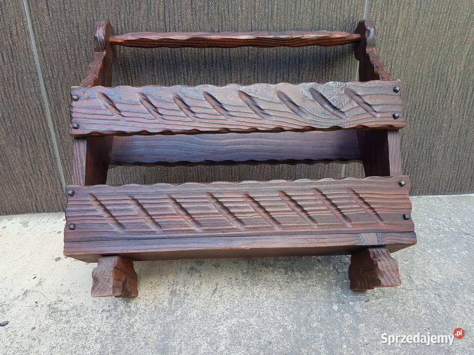 Donica drewniana dekoracja do ogrodu na balkon Pozostałe Ogród Warszawa