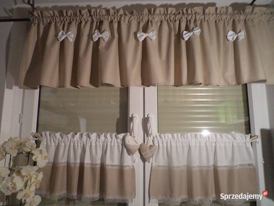 firanki komplety na okno zazdrostki SZYJEMY NA Włocławek sprzedam