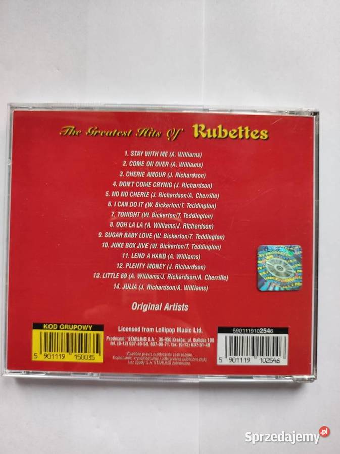 rubettes the greatest hits original artists CD świętokrzyskie Kielce