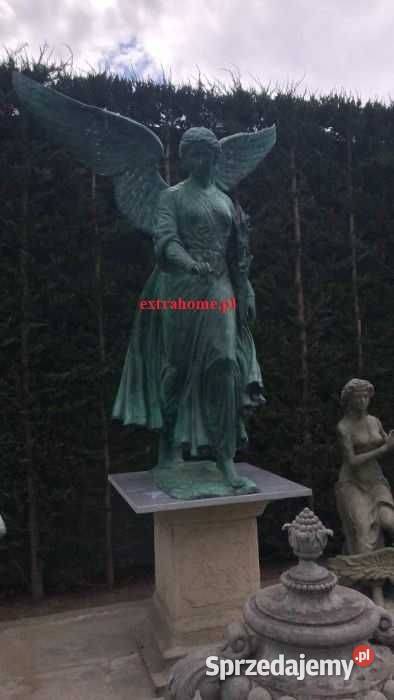 Rzeźba z brązu Anioł H130 Szczecin