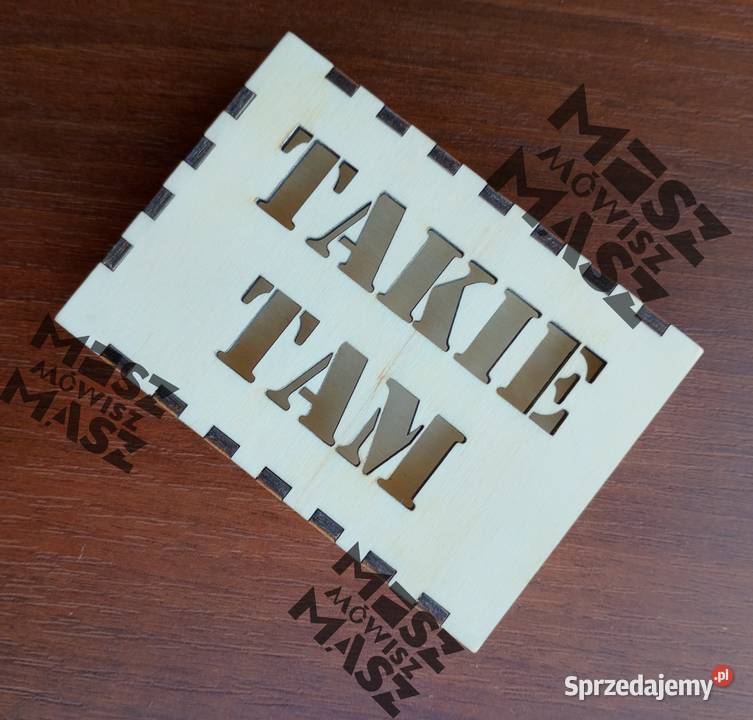 Pudełko na kasę hajs pieniądze Mikołaja Racot