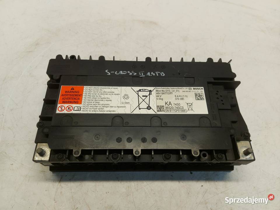 Suzuki SX4 Scross II 2023r bateria akumulator