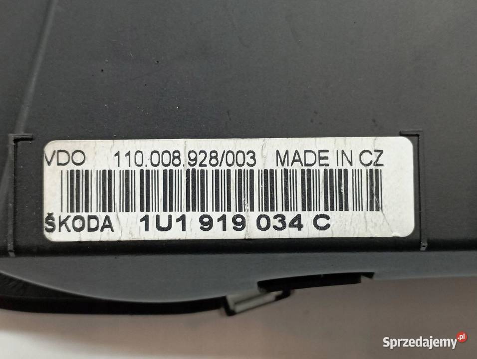LICZNIK 1U1919034C 18 B Skoda Octavia I 19962010